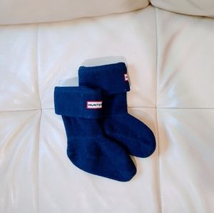 Hunter navy boot socks size XXS 8-10